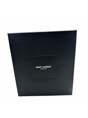 Saint Laurent Black Empty Box 10" x 11.25" With Foam & Paper Filling